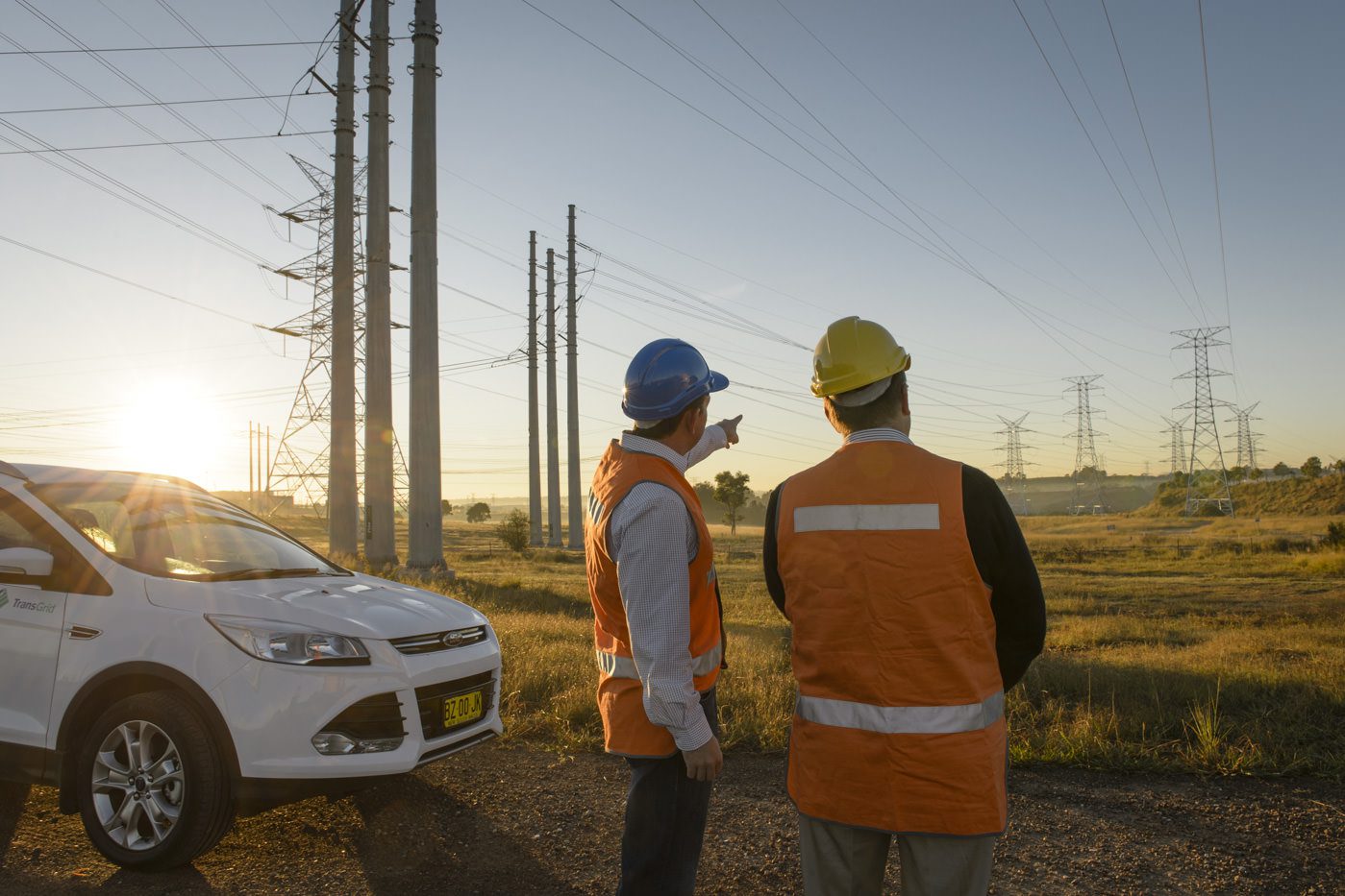 TransGrid industrial photography by Gavin Jowitt - Sydney Photographer